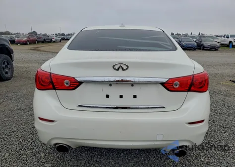 2016 Infiniti Q50 Premium z USA, uszkodzony, nr VIN JN1EV7AP0GM306116